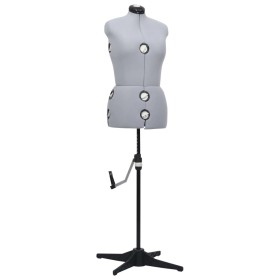 Maniquí de sastre ajustable mujer gris talla M