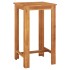 Mesa y taburetes de jardín 3 pzas madera acacia ratán PE