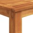 Mesa y taburetes de jardín 3 pzas madera acacia ratán PE