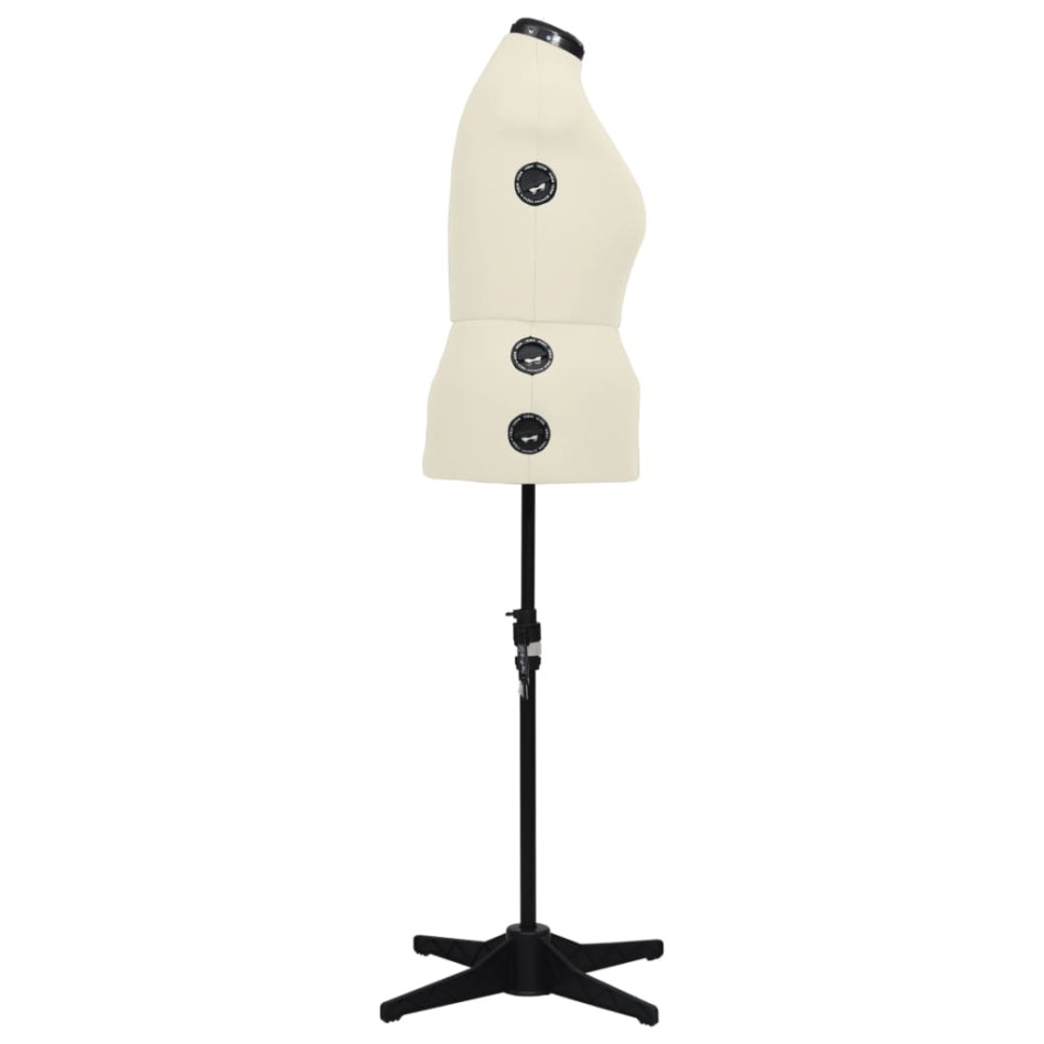 Maniquí de sastre ajustable mujer color crema talla L