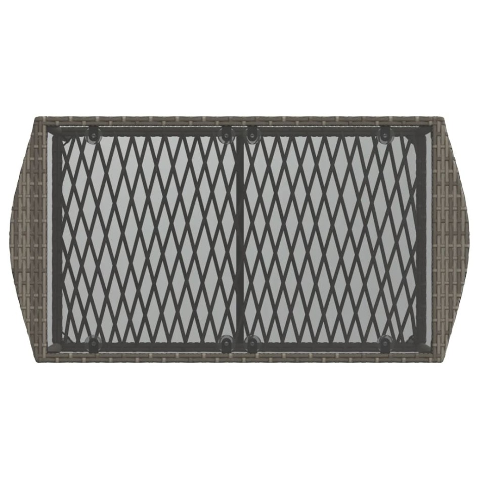 Set de sofás de jardín 4 pzas y cojines ratán sintético