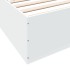 Estructura de cama madera de ingeniería blanca 200x200