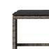 Set de muebles de jardín 6 pzas y cojines ratán sintético