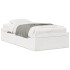 Estructura de cama sin colchón madera de pino blanca 90x200