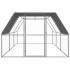 Jaula gallinero de acero galvanizado 3x6x2