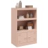 Aparador de acero rosa 67x39x107