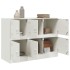Aparador de acero blanco 99x39x73