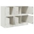 Aparador de acero blanco 99x39x73