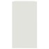 Aparador de acero blanco 99x39x73