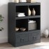 Aparador de acero gris antracita 67x39x95