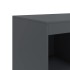 Aparador de acero gris antracita 67x39x95