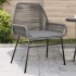 Sillones de jardín con cojines 2 uds ratán sintético