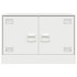 Muebles para TV 2 unidades acero blanco 67x39x44