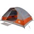 Tienda familiar con cúpula impermeable 6 personas gris