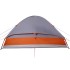 Tienda familiar con cúpula impermeable 6 personas gris