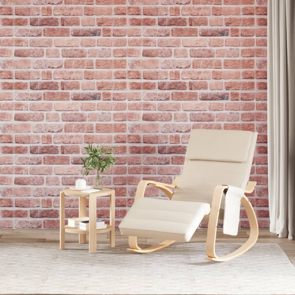 Paneles de pared 3D 10 unidades EPS rojo 100x50