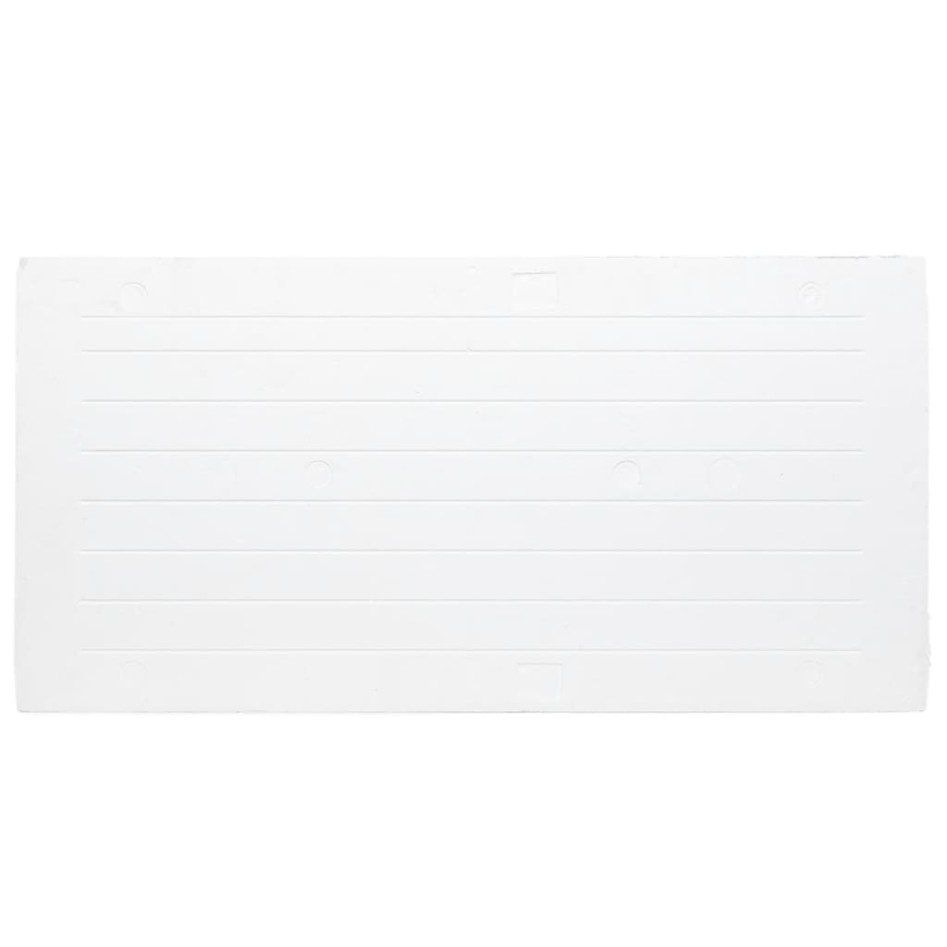 Paneles de pared 3D 10 unidades EPS rojo 100x50