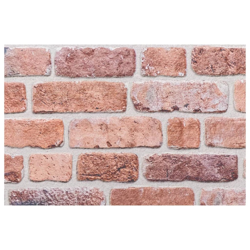 Paneles de pared 3D 10 unidades EPS rojo 100x50