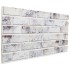 Paneles de pared 3D 10 unidades EPS gris claro 100x50