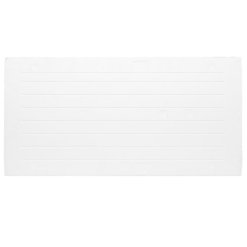 Paneles de pared 3D 10 unidades EPS gris claro 100x50