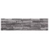 Paneles de pared 3D 14 unidades EPS gris antracita 100x25