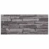 Paneles de pared 3D 14 unidades EPS gris antracita 100x25
