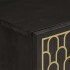 Armario auxiliar madera maciza de mango 90x33x75