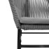 Sillones de jardín con cojines 2 uds ratán sintético