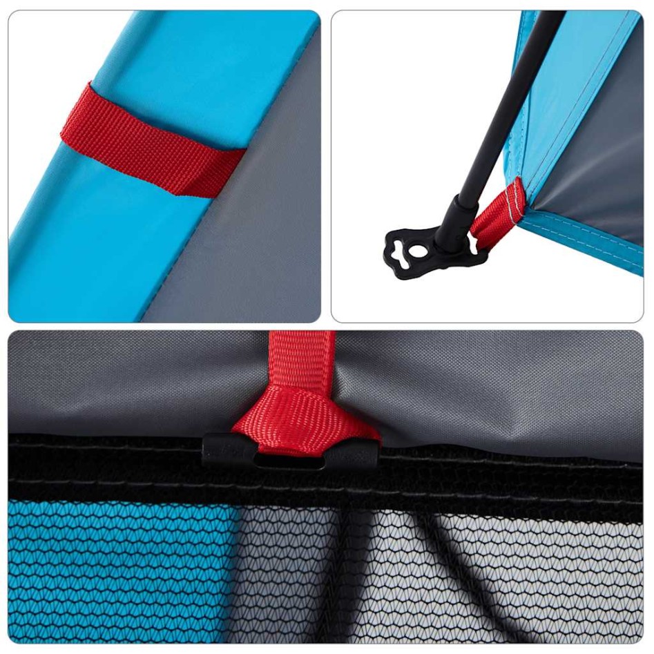 Tienda de campaña cabaña 4 personas apertura rápida