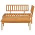 Set de sofás de palets de jardín 2 pzas madera maciza de