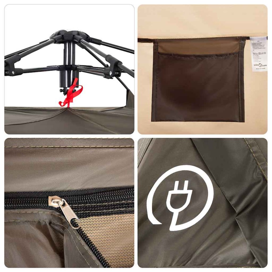 Tienda de pesca 4 personas apertura rápida