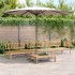 Set de sofás de palets de jardín 4 pzas madera maciza de