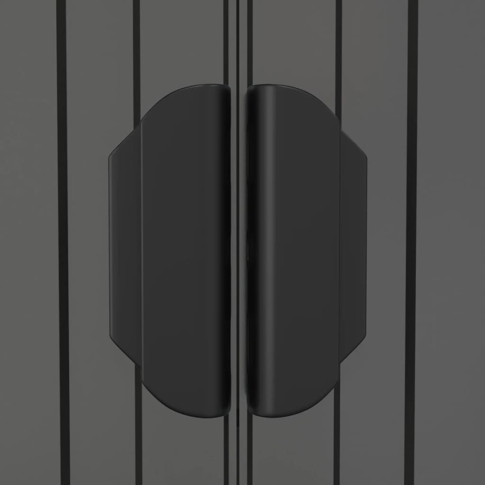 Cobertizo de jardín acero galvanizado gris claro 192x108x223