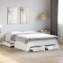 Cama con cajones madera de ingeniería blanco 120x200