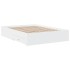 Cama con cajones madera de ingeniería blanco 120x200