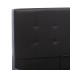 Cama canapé hidráulica cuero sintético negro 120x200