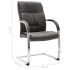 Silla de oficina voladiza de tela