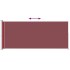 Toldo lateral retráctil para patio rojo 220x500