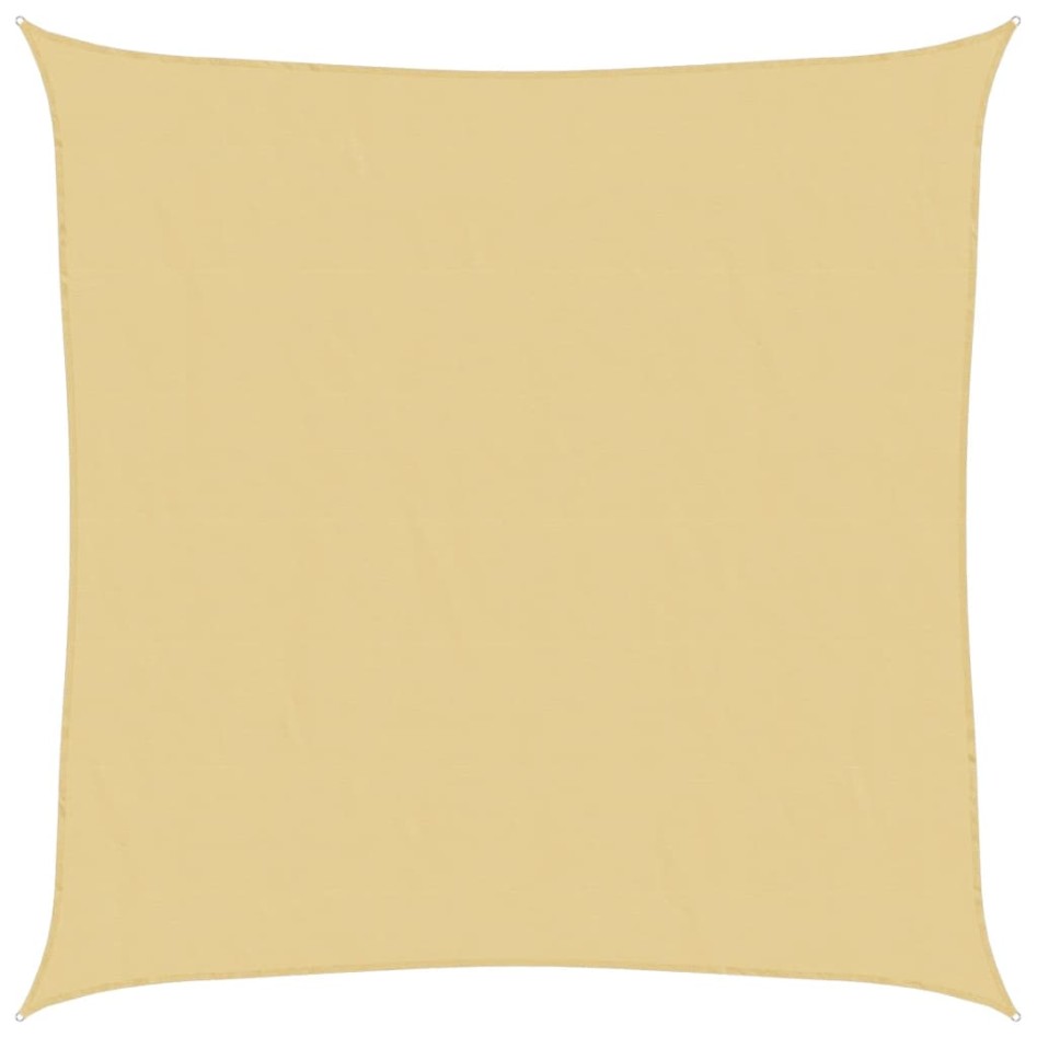 Toldo de vela poliéster oxford 100% arena 6x6