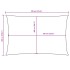 Toldo de vela rectangular tela oxford marrón 5x7