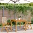 Sillas de jardín 2 uds madera maciza de acacia ratán PE