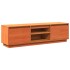 Mueble de TV madera maciza de pino marrón cera 140x35x40