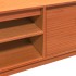 Mueble de TV madera maciza de pino marrón cera 140x35x40