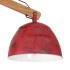 Lámpara de techo rojo desgastado 25 W E27 29x18x85