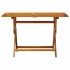 Set de comedor jardín 5 pzas polipropileno madera maciza