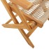 Set de comedor jardín 5 pzas polipropileno madera maciza