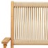 Set de comedor jardín 5 pzas polipropileno madera maciza