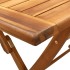 Set de comedor jardín 5 pzas polipropileno madera maciza
