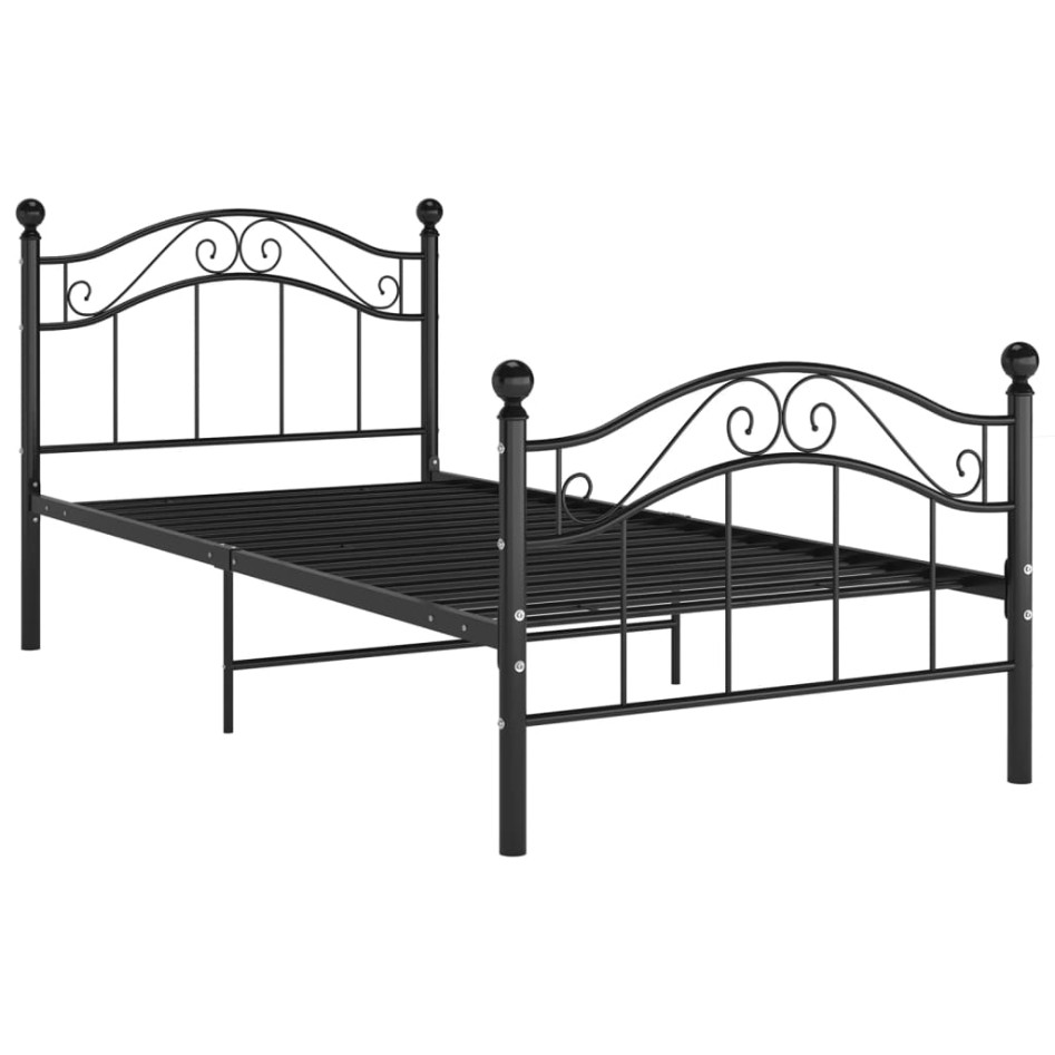 Estructura de cama de metal 90x200