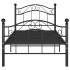 Estructura de cama de metal 90x200